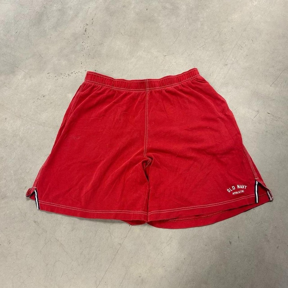 Y2K Old Navy Red Sweat Shorts